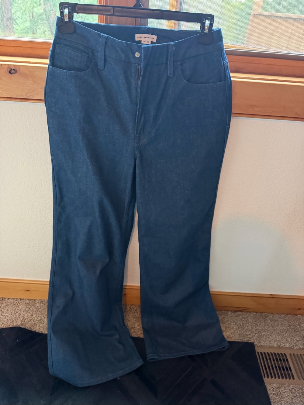 Good American Dark Indigo Bootcut Jeans
